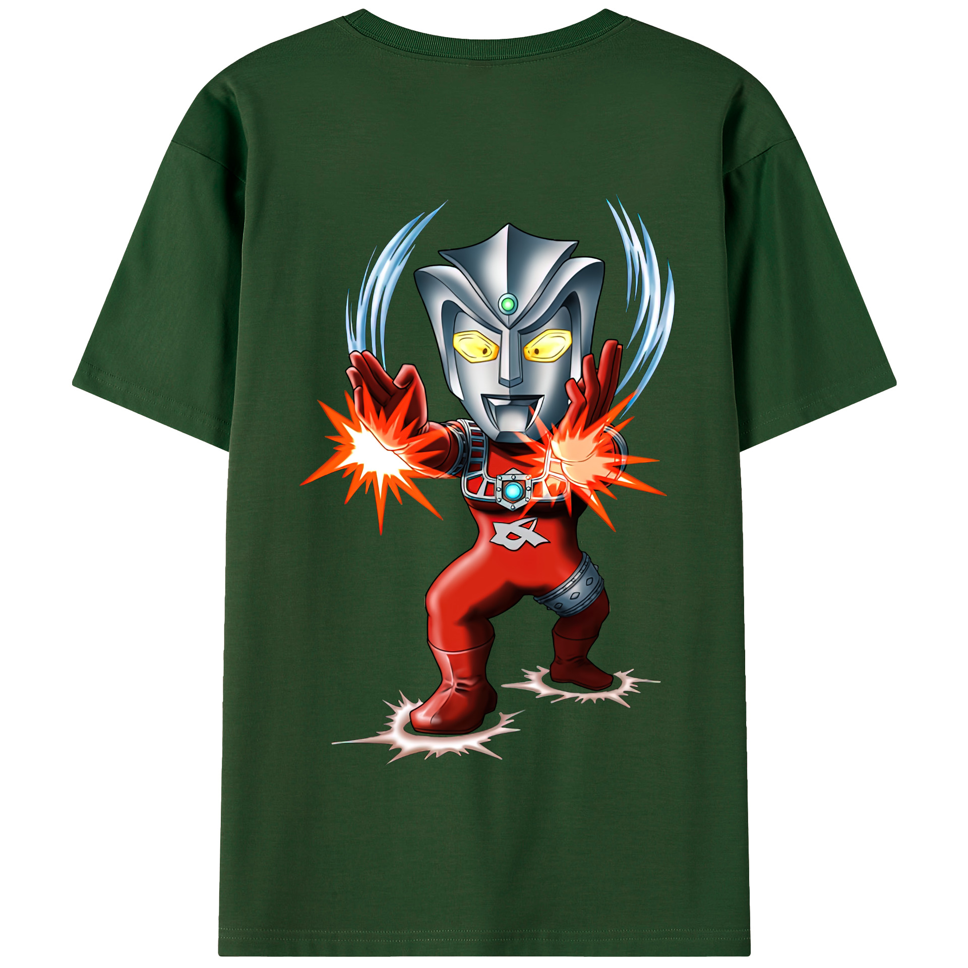 （画像用） ウルトラマン Ultraman 綿100％半袖Tシャツ（背面プリント）